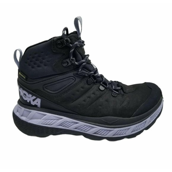 Hoka One One Womens Mid Gore Tex Black Shoes Sz 6 - Picture 1 of 8